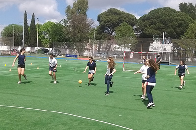 Encuentro de handball del Nivel Primario