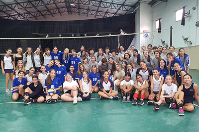 Volleyballtreffen in der Gartenstadt Schule