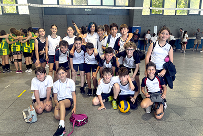 Último encuentro de minivoley del año 